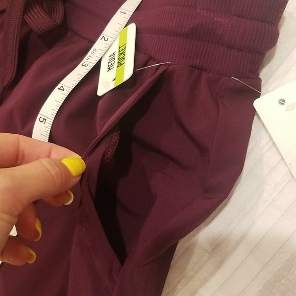 Nicole by Nicole Miller Sport Woven Contrast Trim Active Fitness Jogger XL - Picture 11 of 16